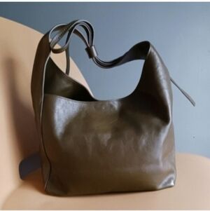 Reformation Vittoria Bag. Dark Olive Green